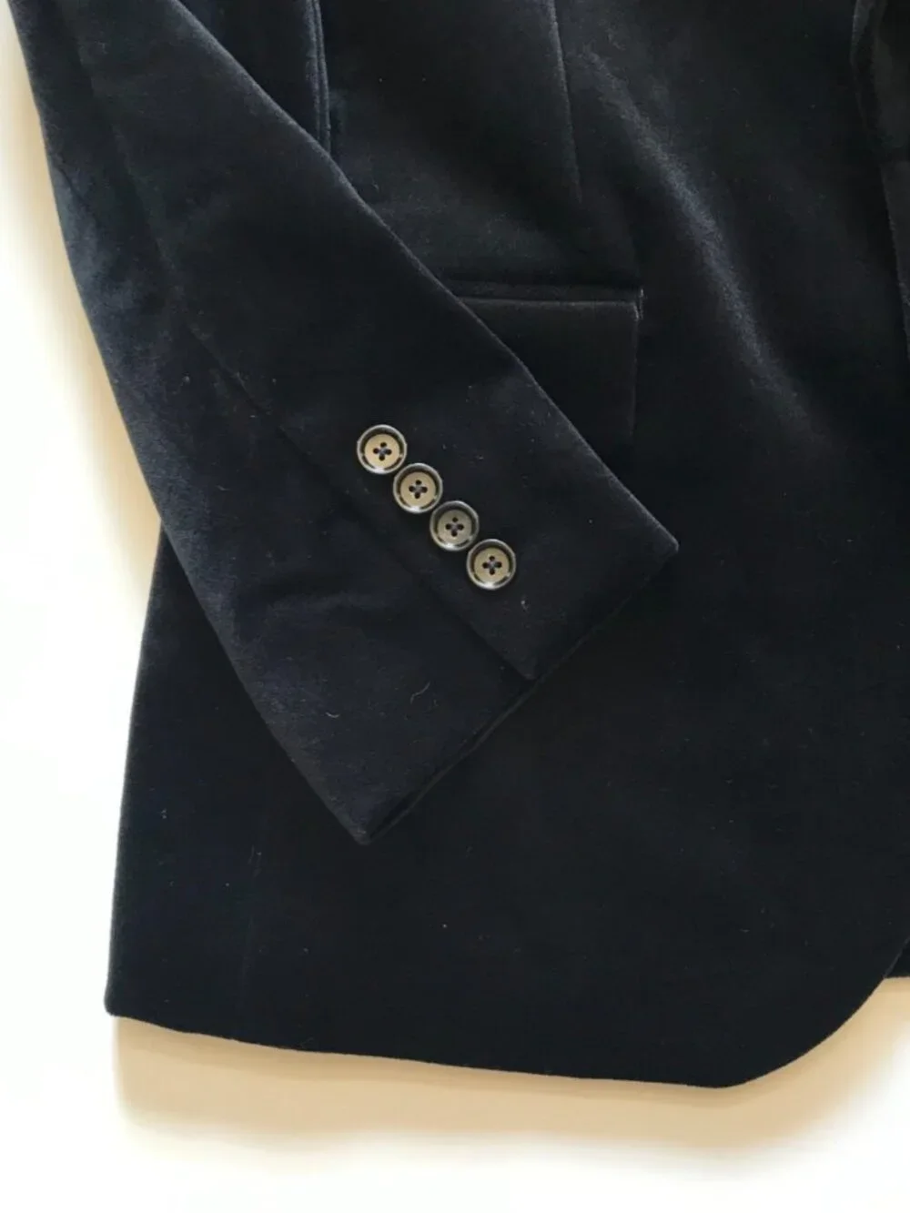 NWT JCREW Ludlow Shawl Collar Tuxedo Dinner Jacket Mens 36 Black Velvet J5425